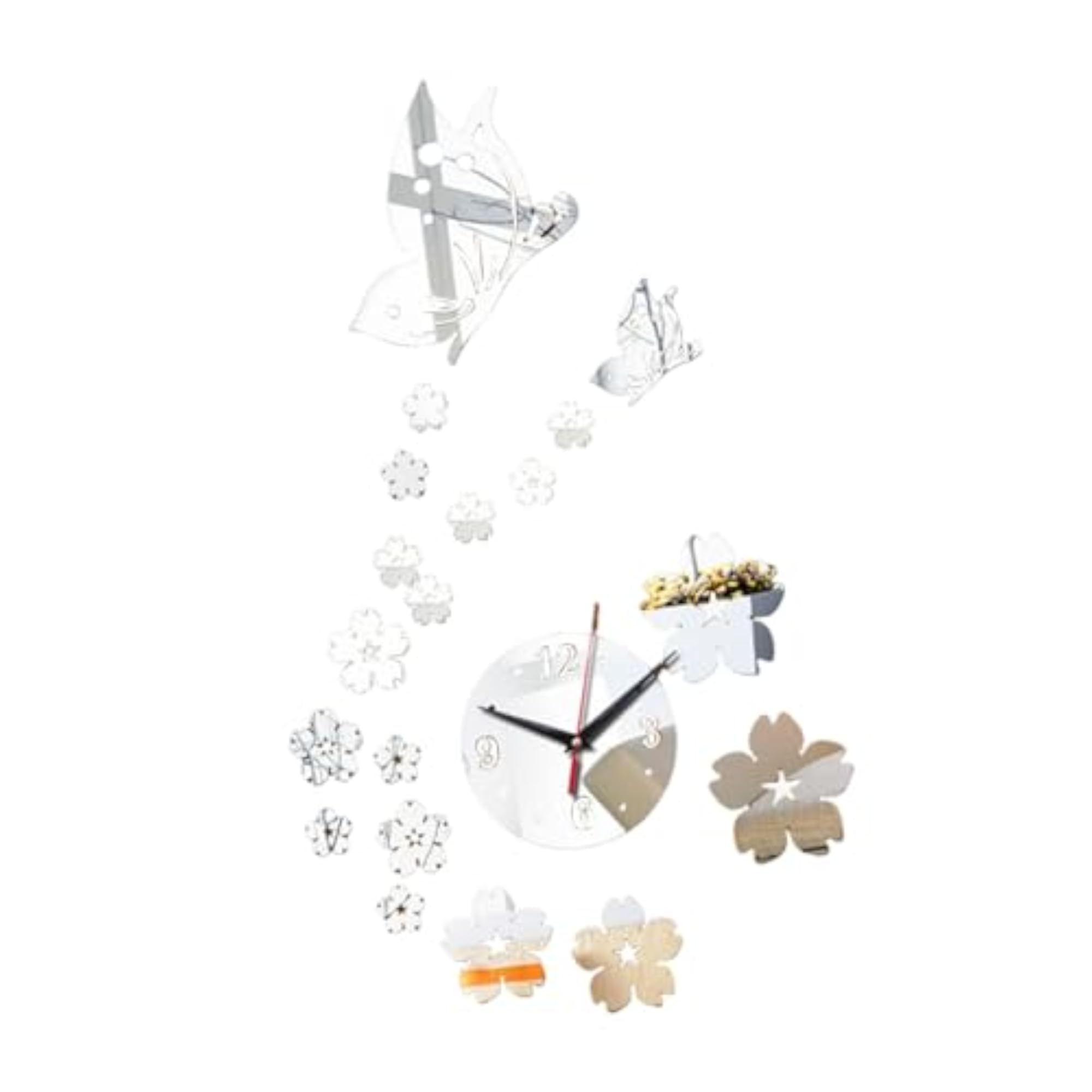 DIY Wall Hanging Clock Decorative for Indoor Spaces